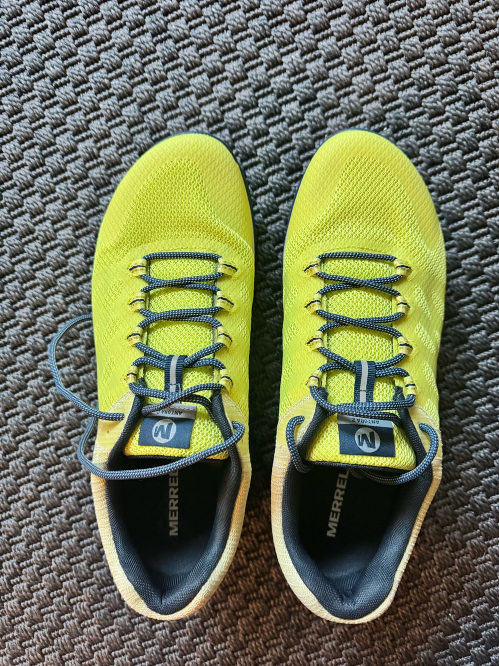 Merrell  Antorra  Yellow Lightweight hiking/trail running Shoes size 10 new